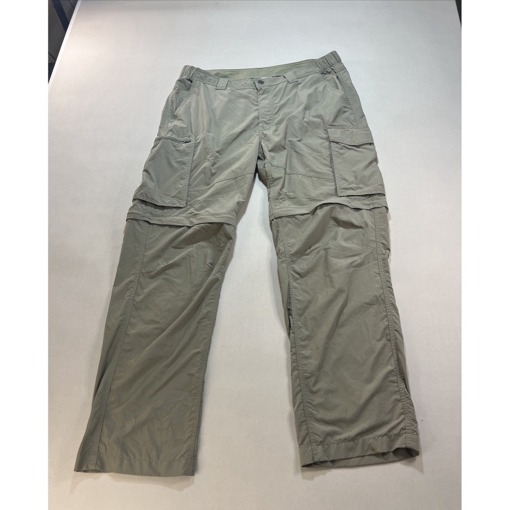 Columbia GRT Convertible Pants Mens Large 38x32 Omni Dry Hiking Zip Off